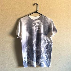 (Like New) White Jimi Hendrix Tee